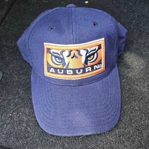 Auburn University Tigers Headmaster Superflex Flex Fitted L-XL Hat Cap NCAA Blue